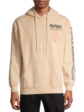 Hyper Space NASA XRS Hoodie NASA Graphic Hoodie XXL Tan